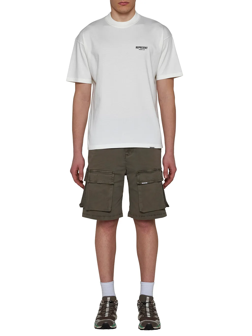 Represent Washed Cargo Shorts