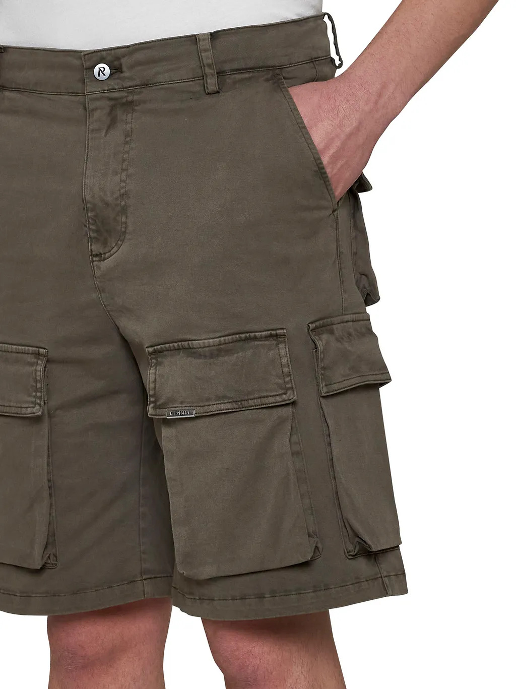 Represent Washed Cargo Shorts