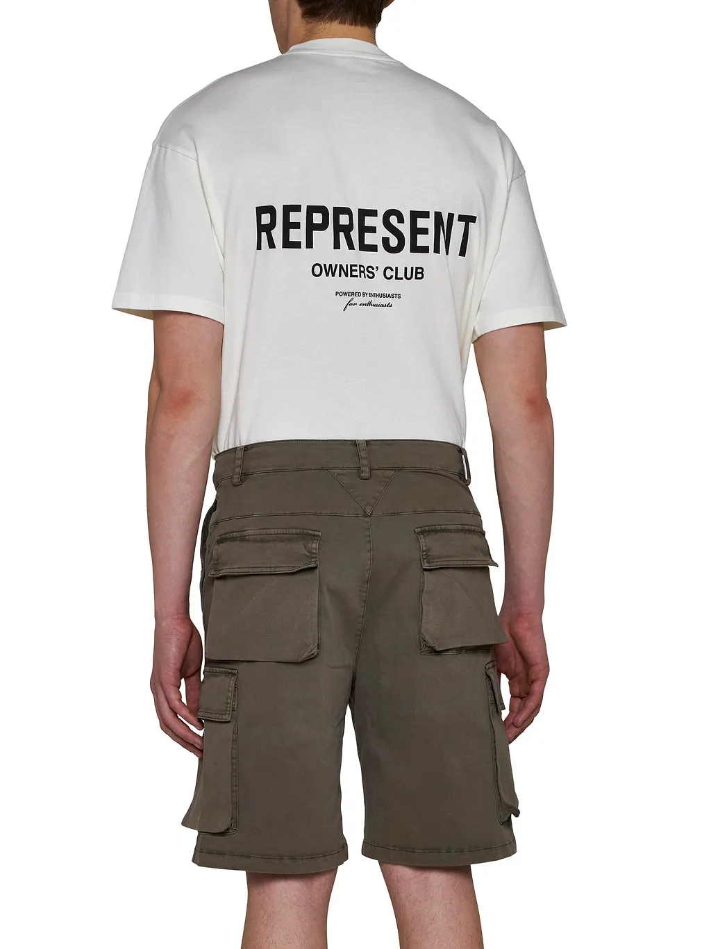 Represent Washed Cargo Shorts