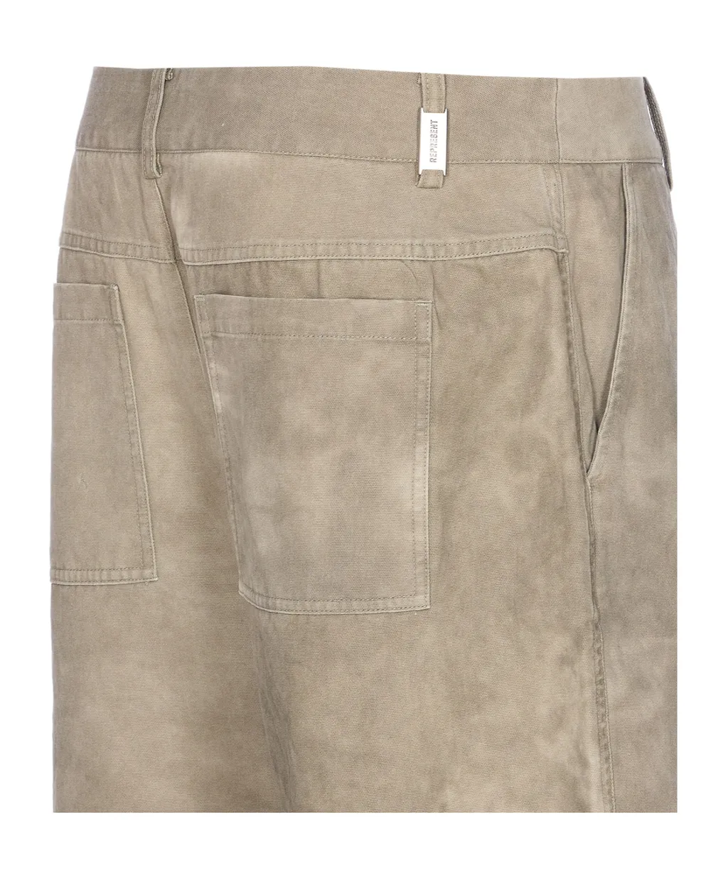 Represent Zip-Detailed Washed Trousers