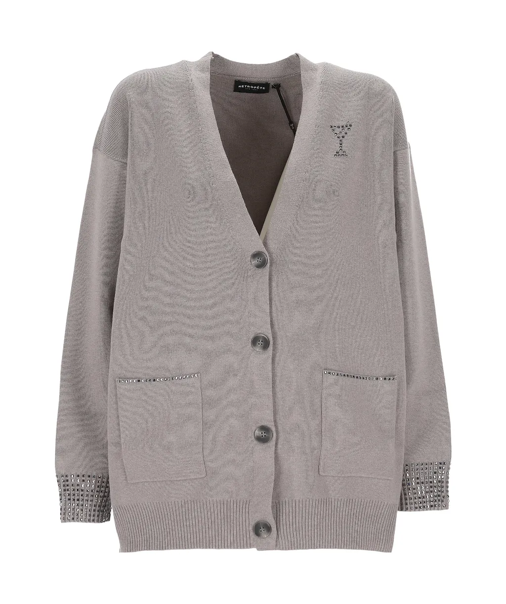 Retrofete Embellished Knit Cardigan