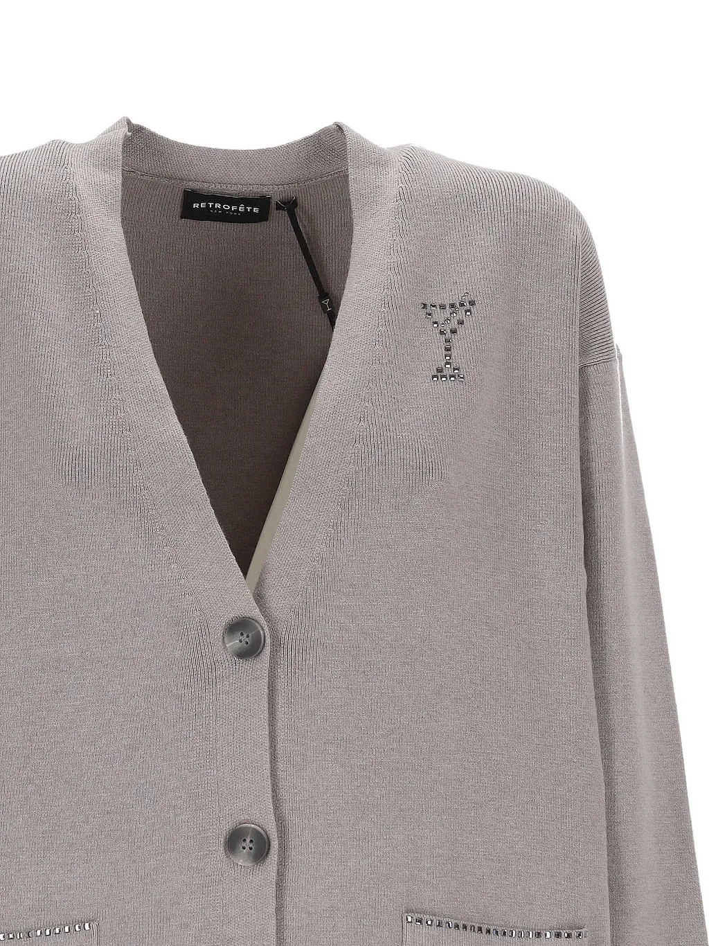 Retrofete Embellished Knit Cardigan