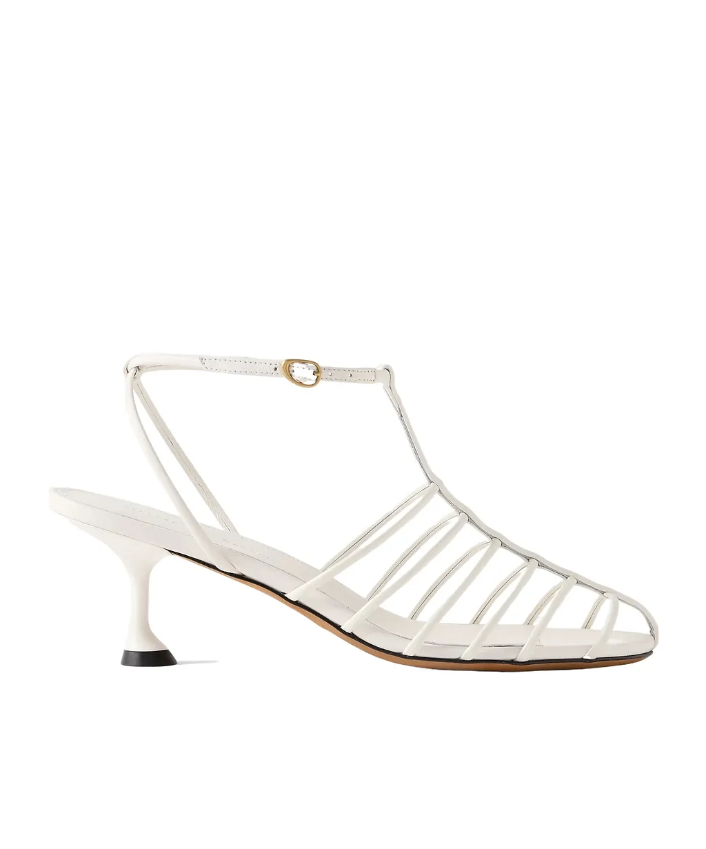 Tee Cage High-Heeled Sandals