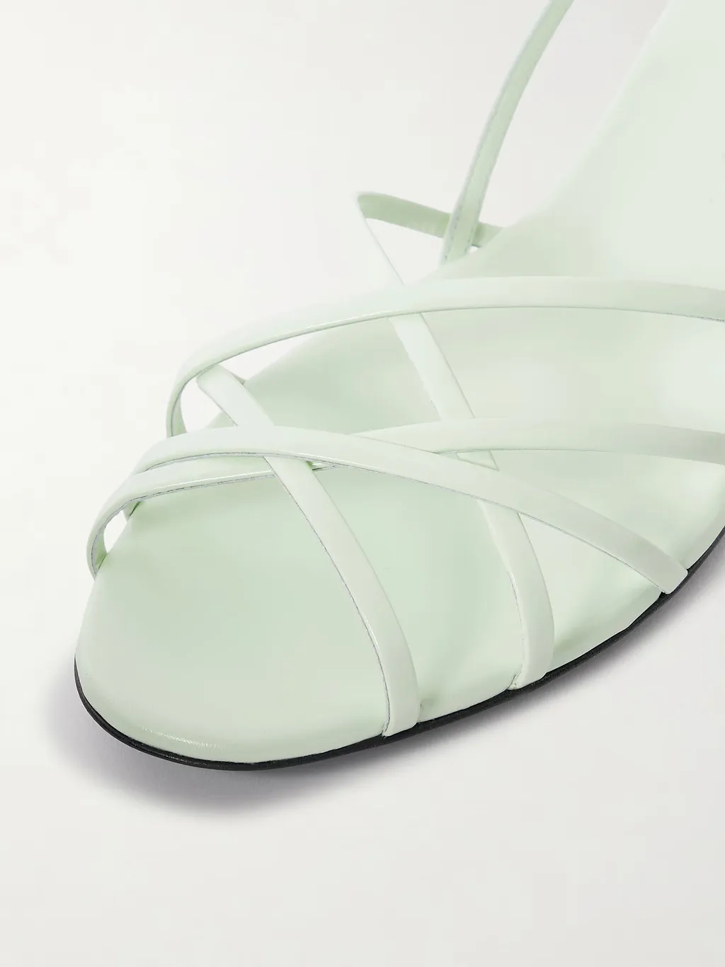 Uma Leather Slingback Sandals