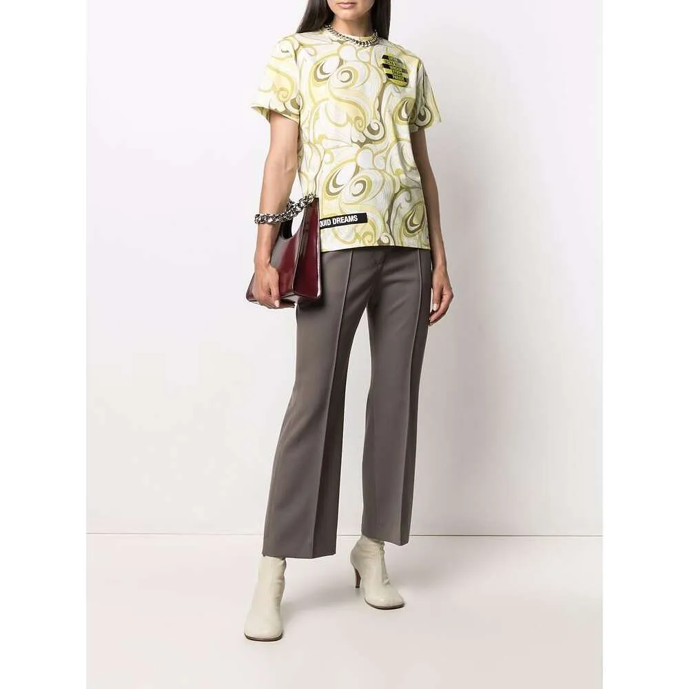 Abstract-Print T-Shirt