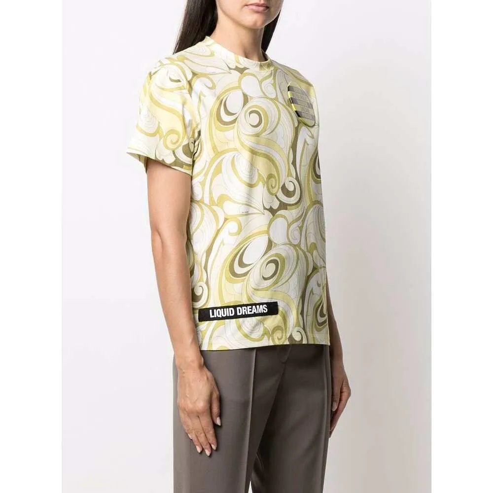 Abstract-Print T-Shirt