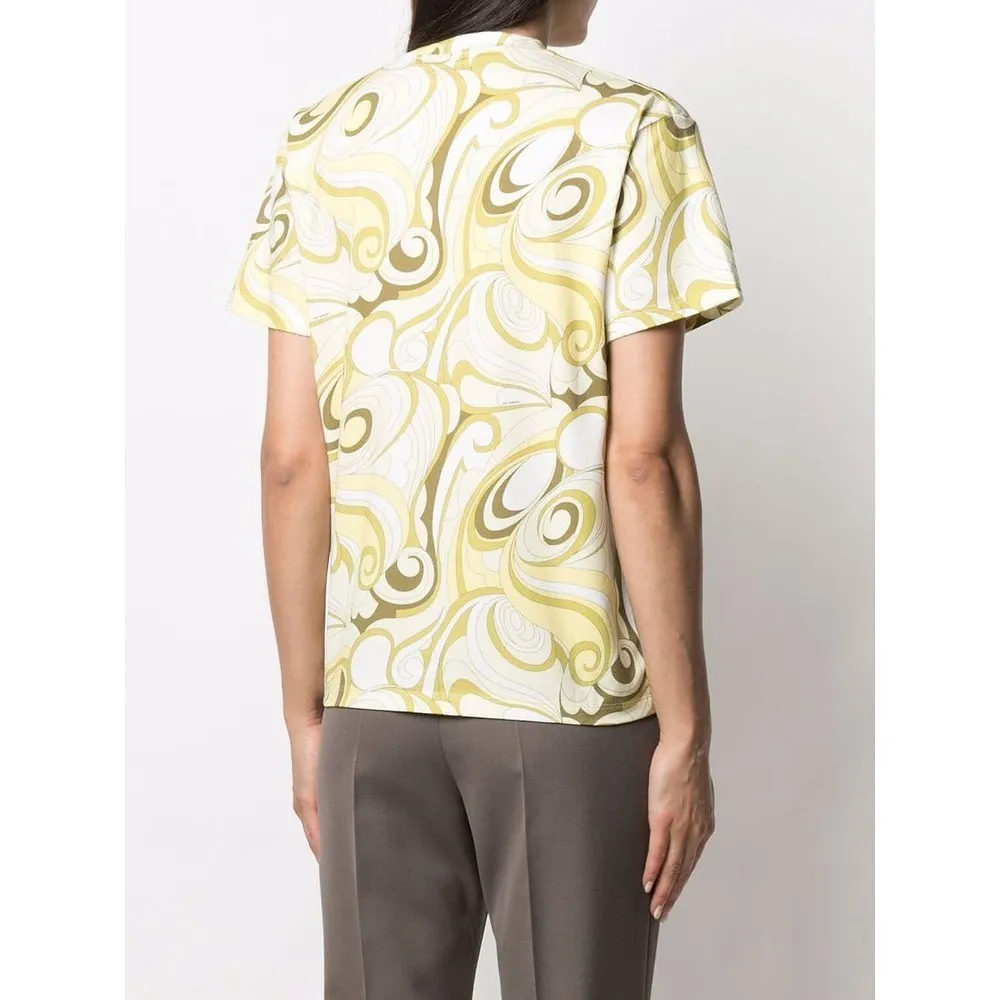 Abstract-Print T-Shirt