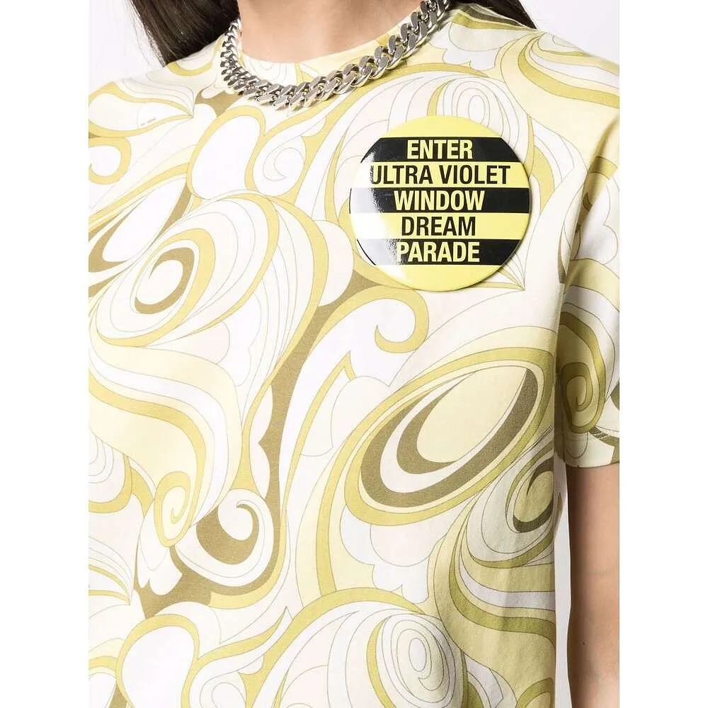 Abstract-Print T-Shirt
