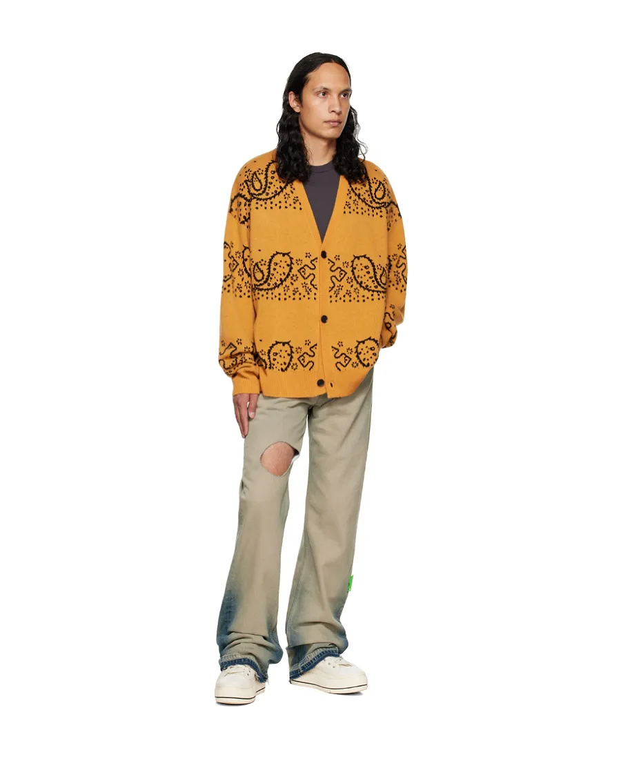 Logo Printed Cardigan