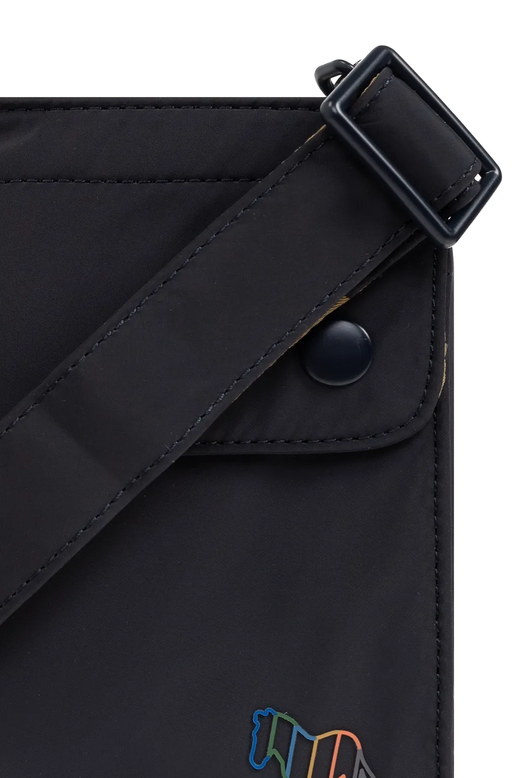 Ps Paul Smith Zebra Zipped Messenger Bag