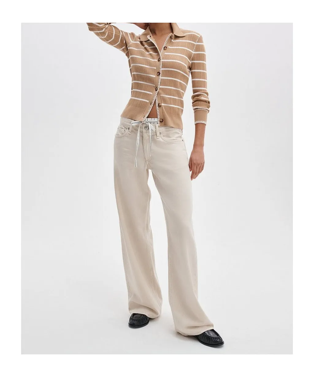 Rag & Bone Striped Fitted Cardigan