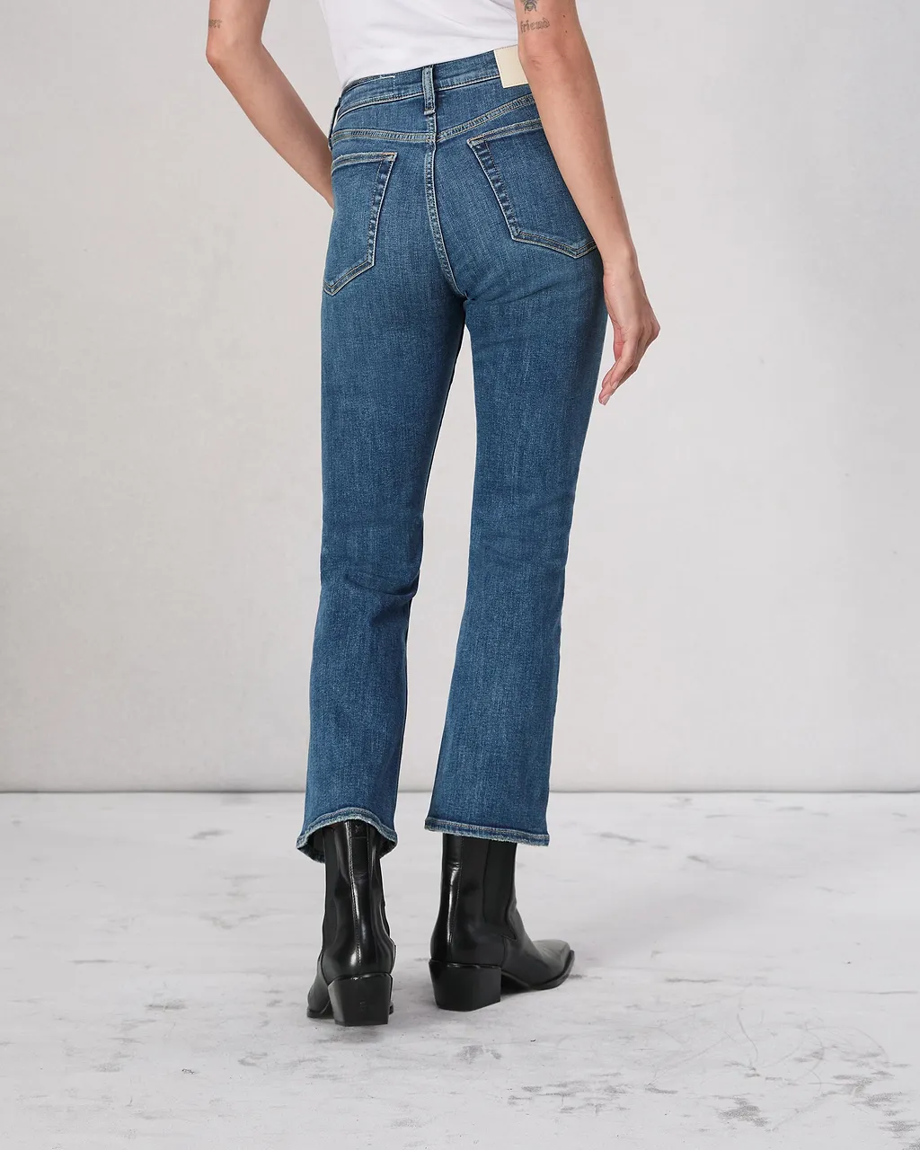 Rag & Bone Flared Cropped Jeans
