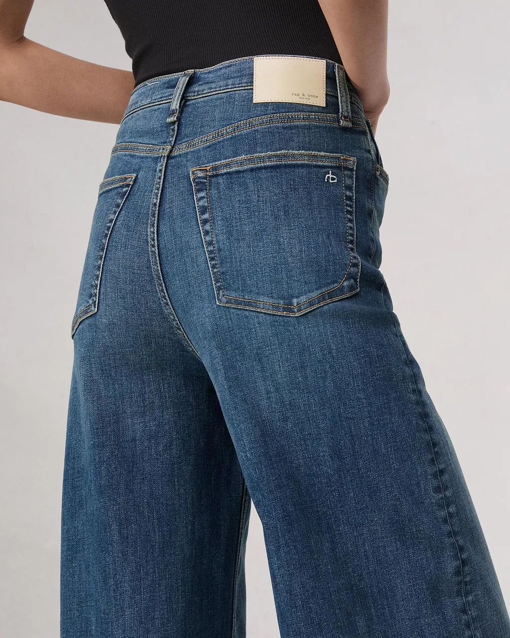 Rag & Bone Wide-Leg Jeans
