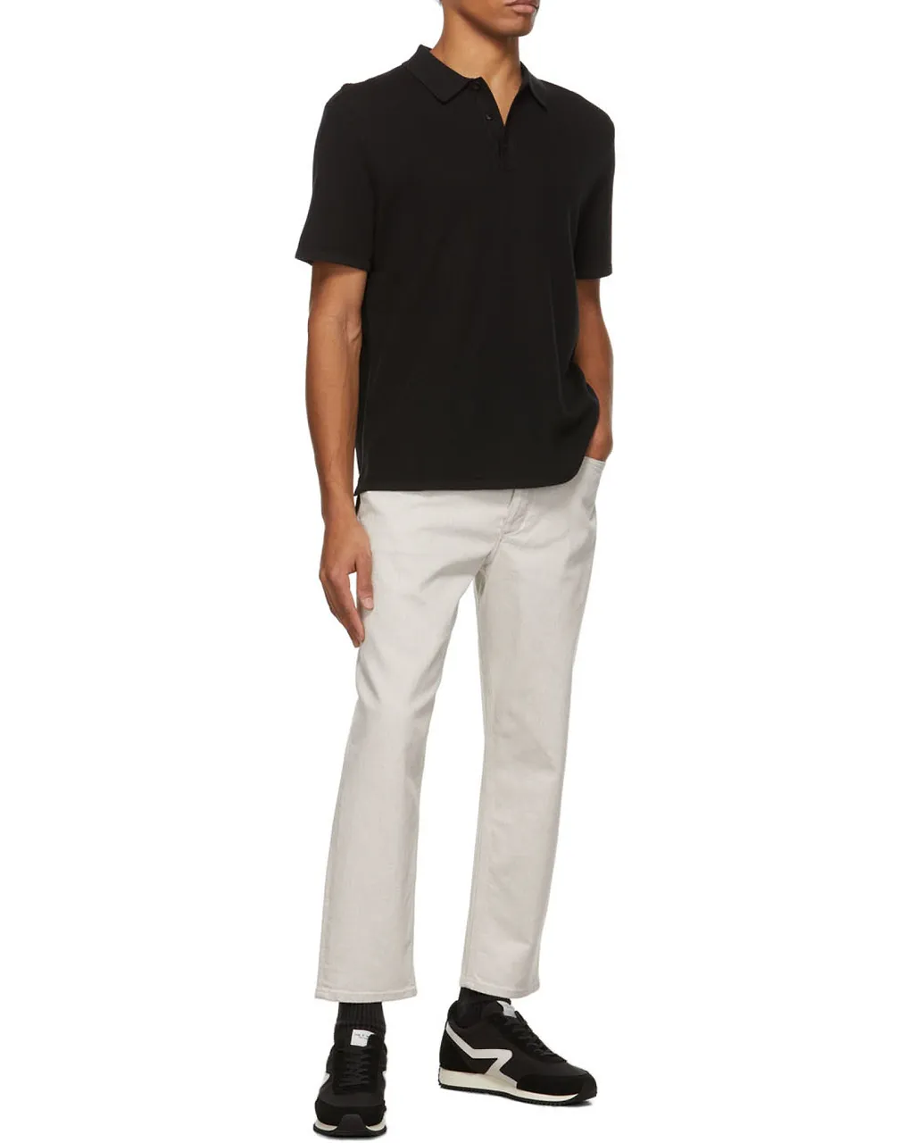 Rag & Bone Classic Knit Polo Shirt