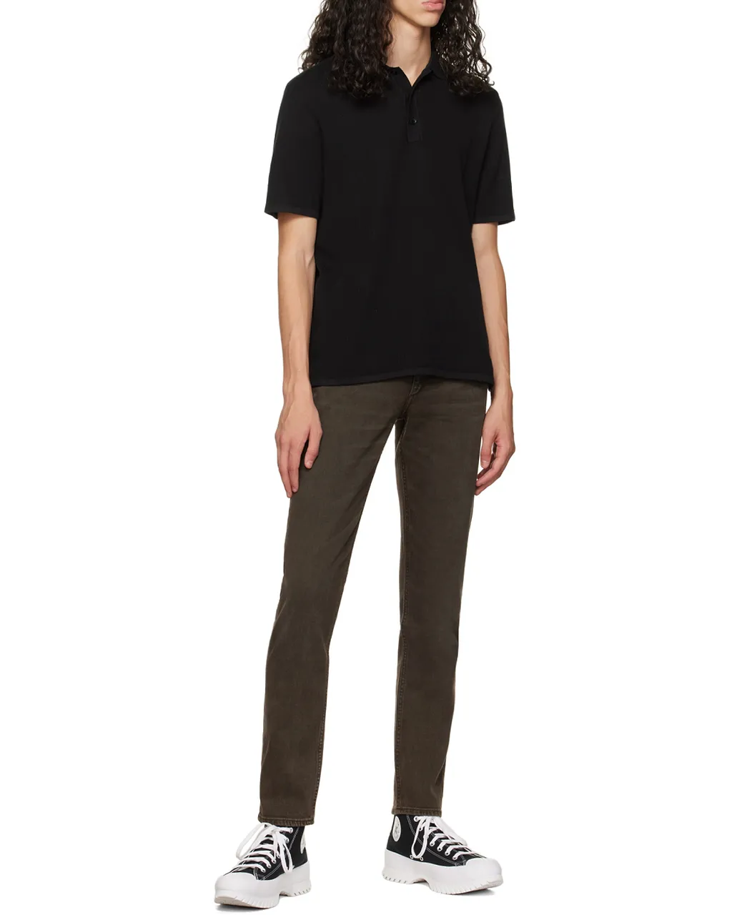Rag & Bone Classic Knit Polo Shirt