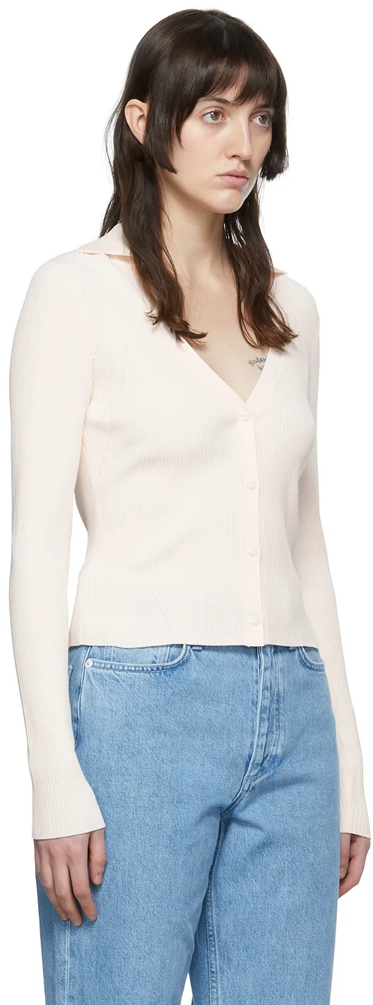 Ribbed Knitted Cardigan