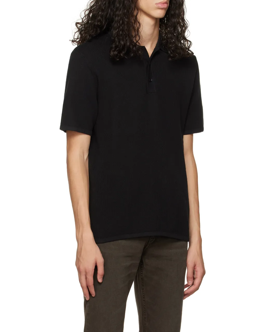Rag & Bone Classic Knit Polo Shirt