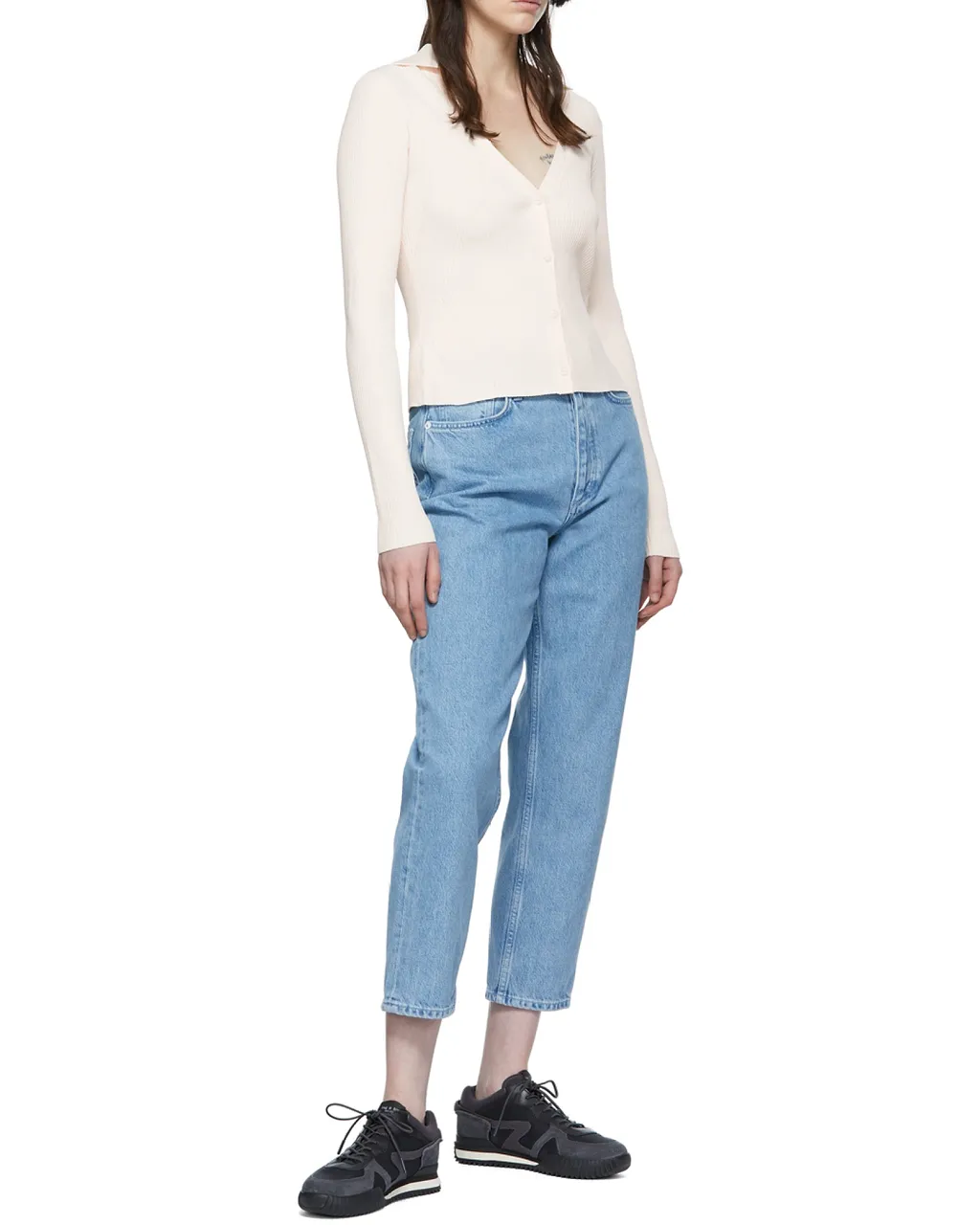 Ribbed Knitted Cardigan