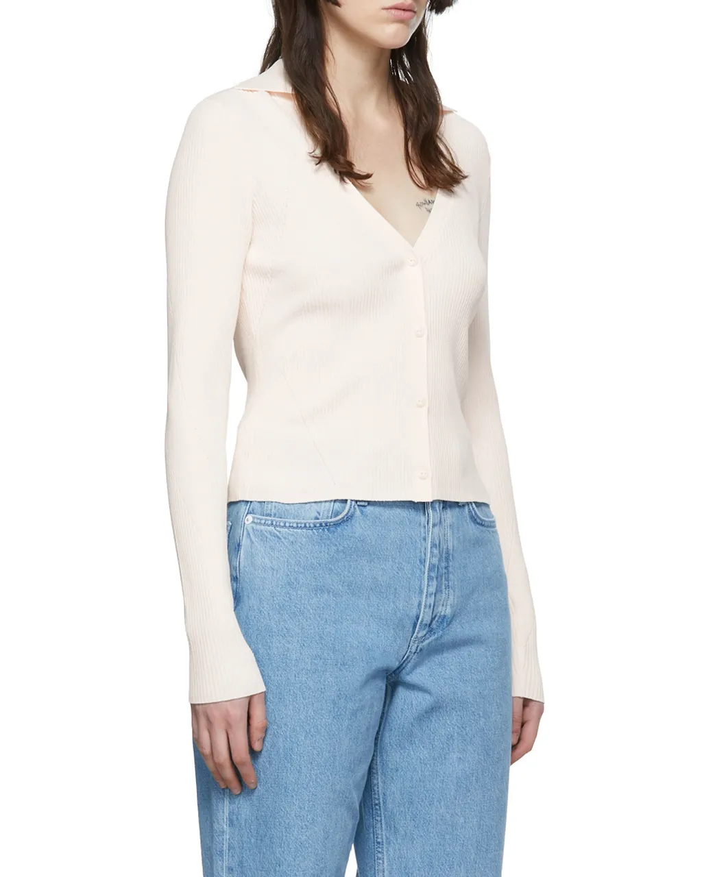 Ribbed Knitted Cardigan