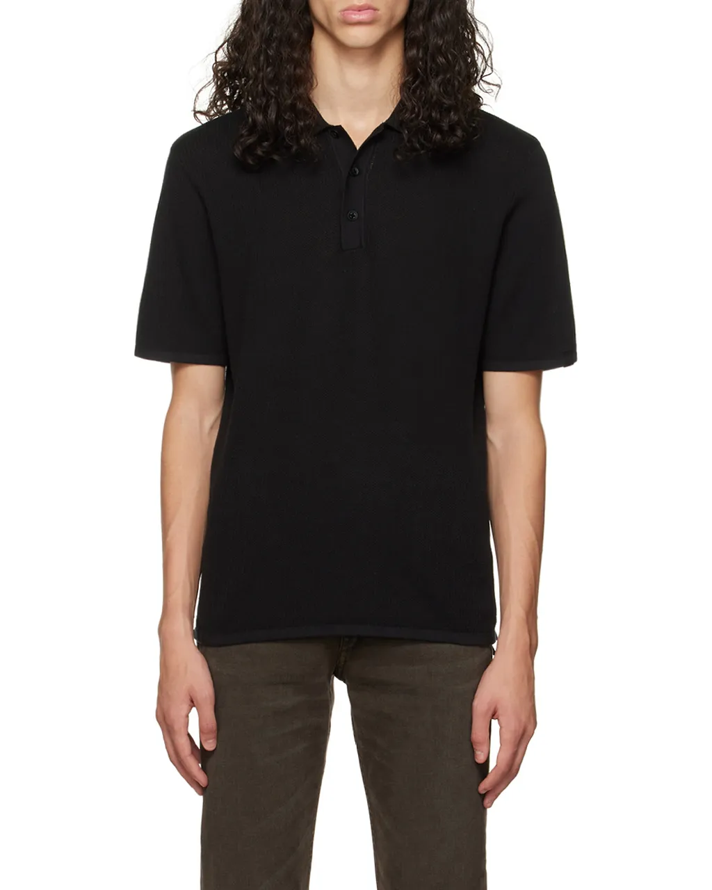 Rag & Bone Classic Knit Polo Shirt