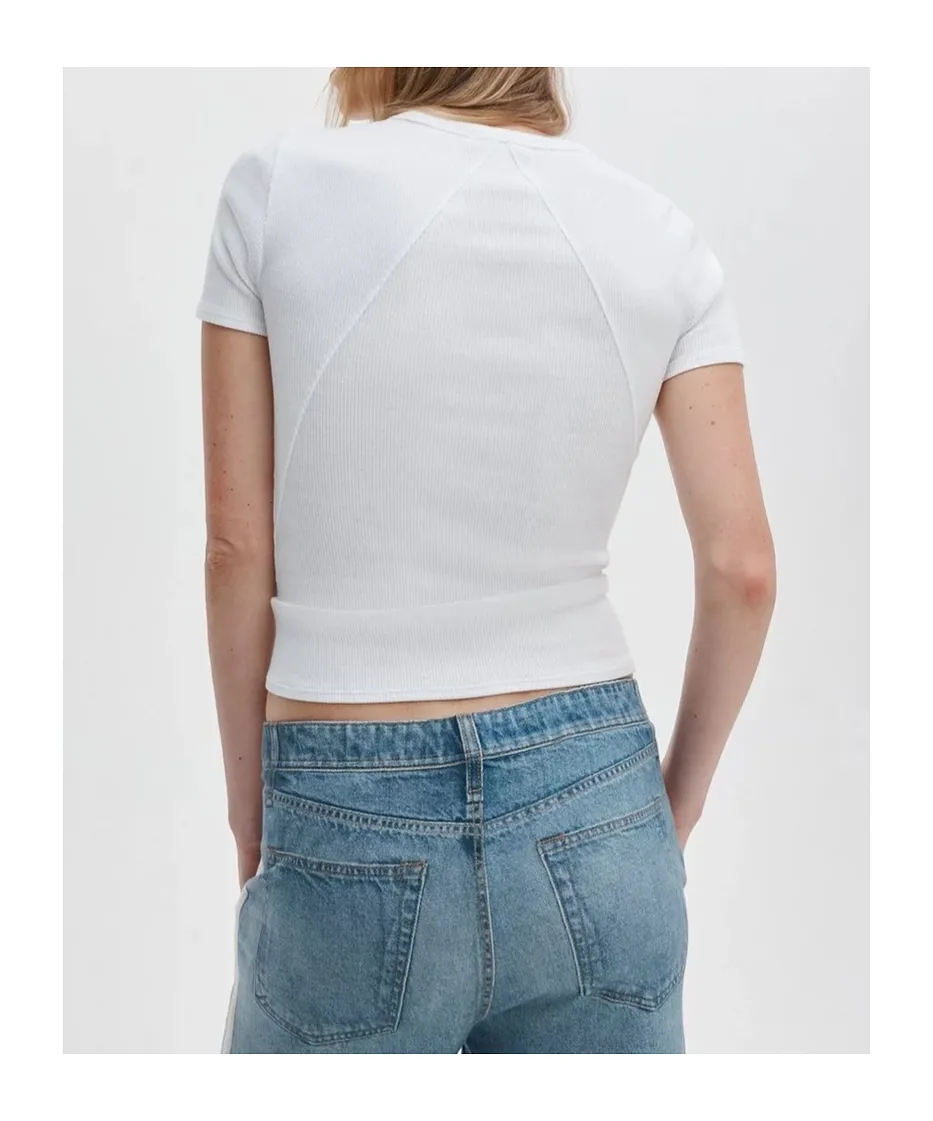 Rag & Bone Ribbed Fitted T-Shirt