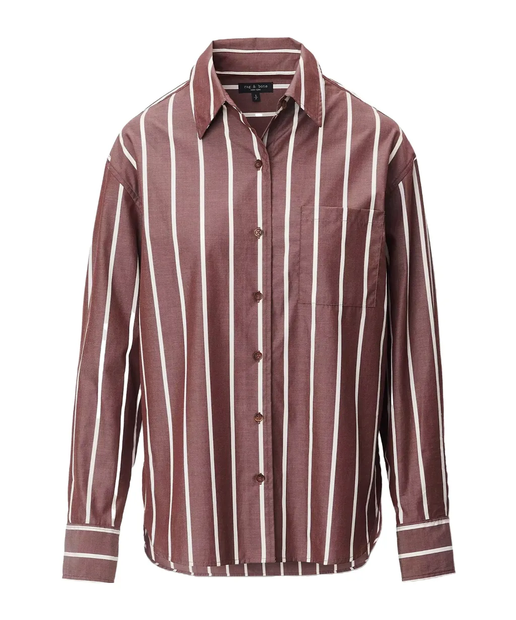 Rag & Bone Striped Relaxed Shirt