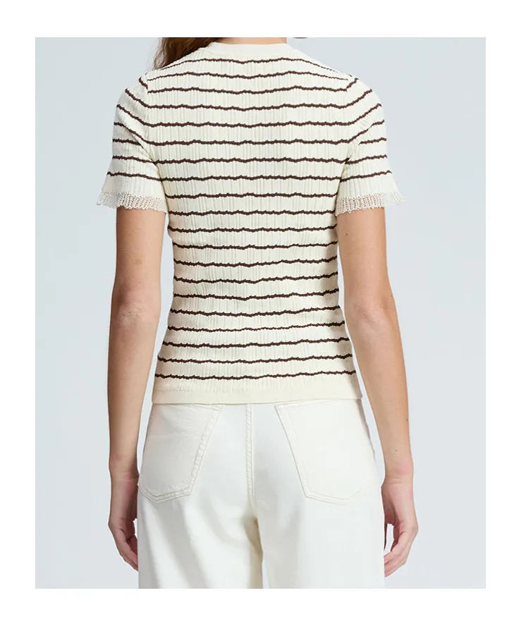 Rag & Bone Striped Knit Top