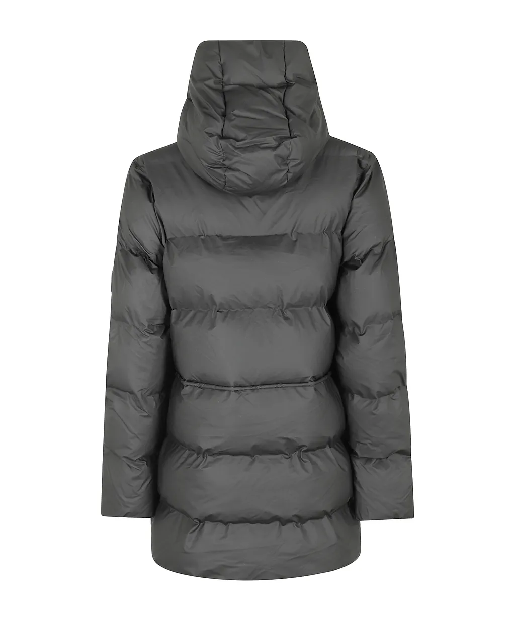 Zippered Quilted Cotton Jacket