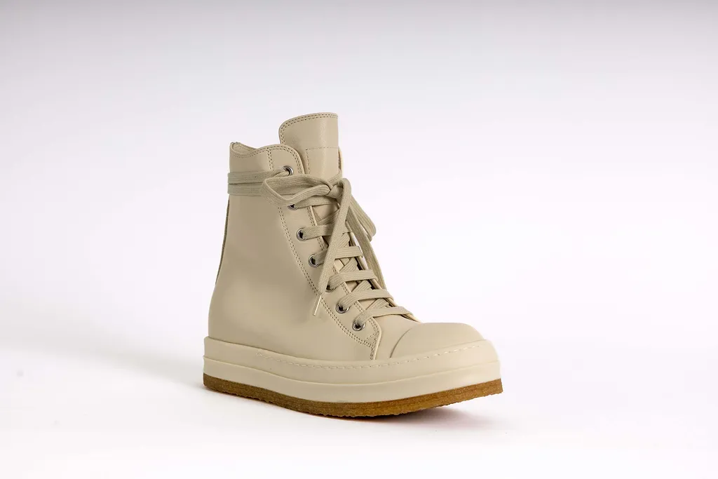 Rick Owens Platform Lace-Up High-Tops