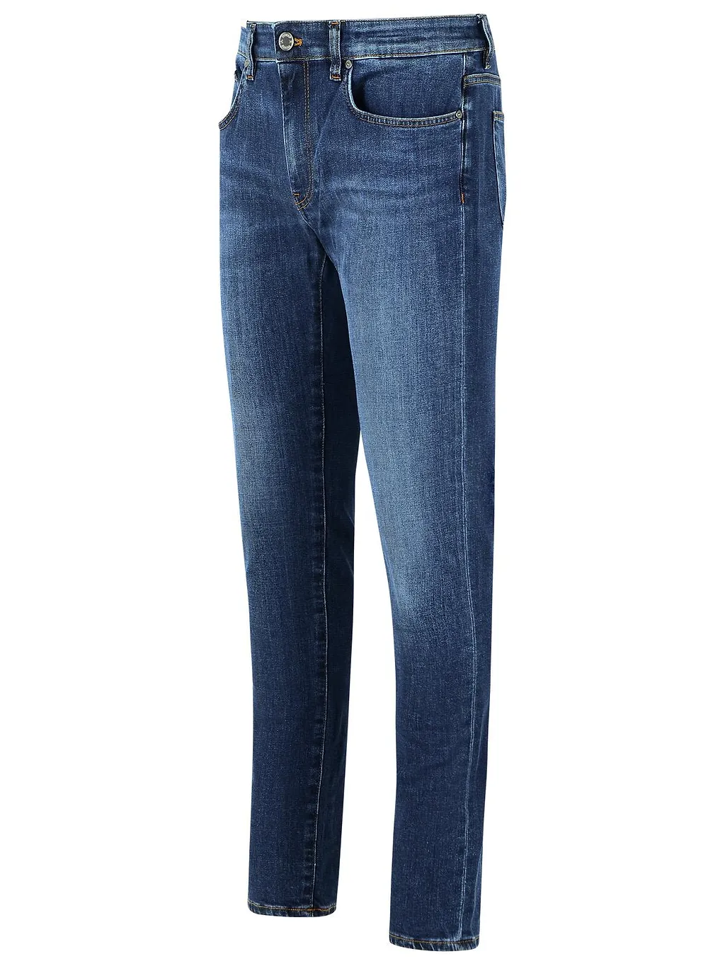 Blue Cotton Jeans Swing