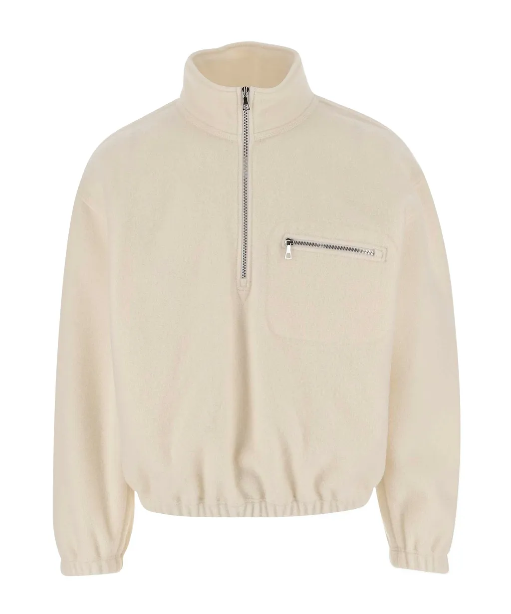 Half-Zip Fleece Sweatshirt