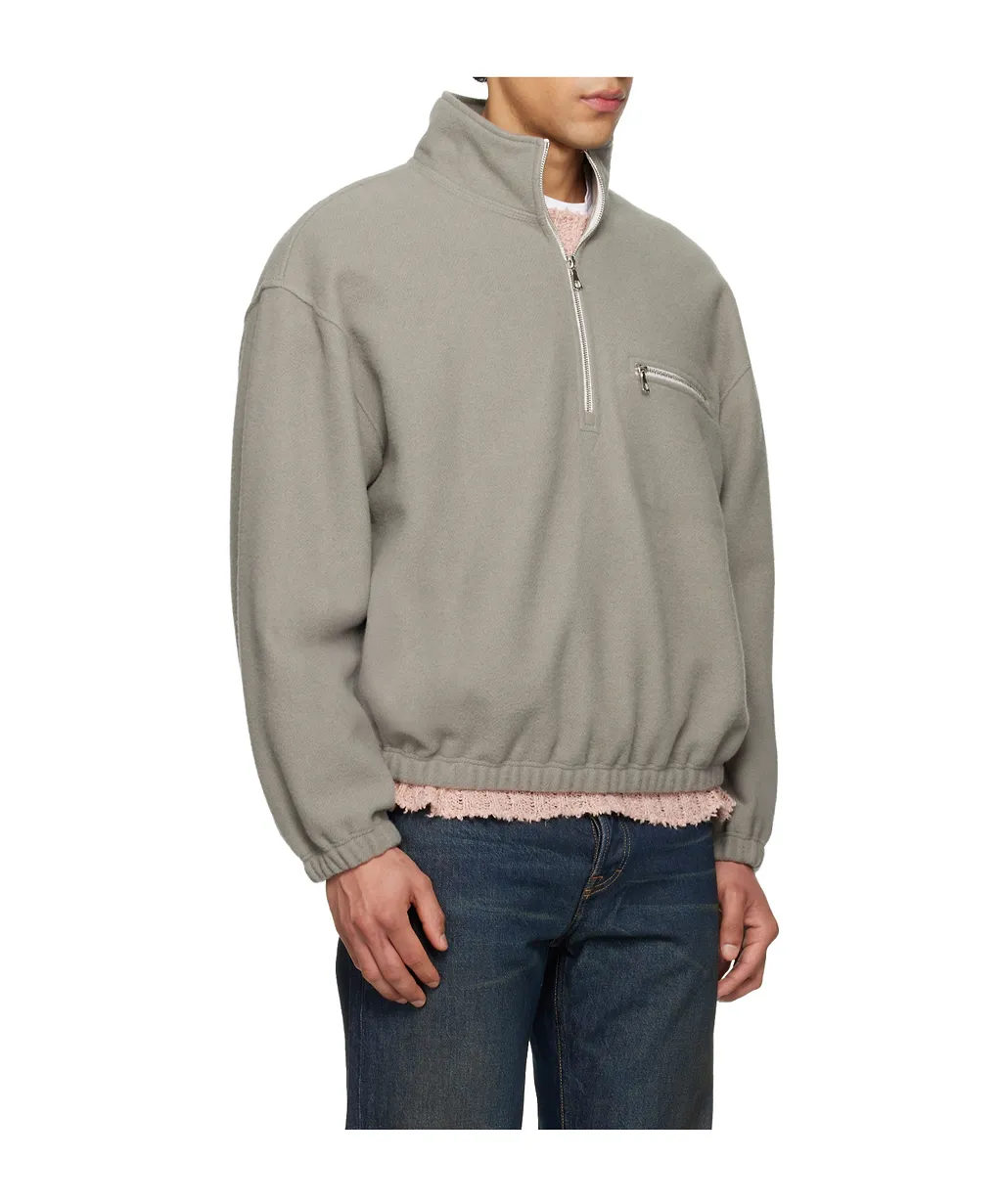 Half-Zip Fleece Sweatshirt
