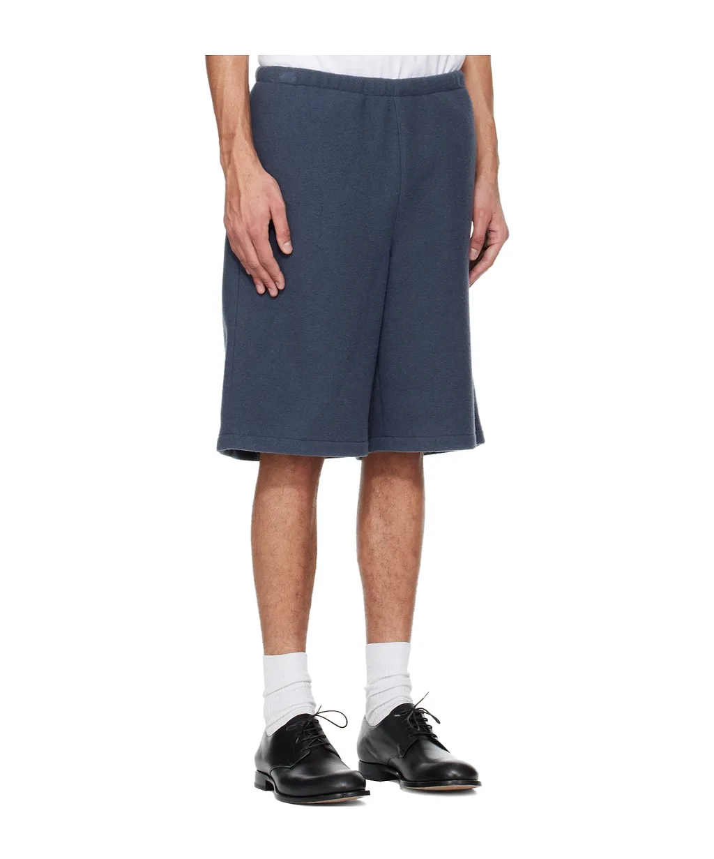 Wool Elastic Waist Shorts