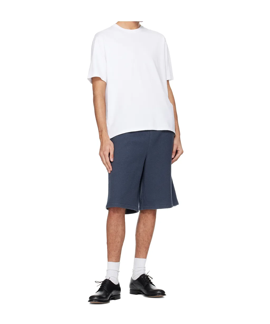 Wool Elastic Waist Shorts