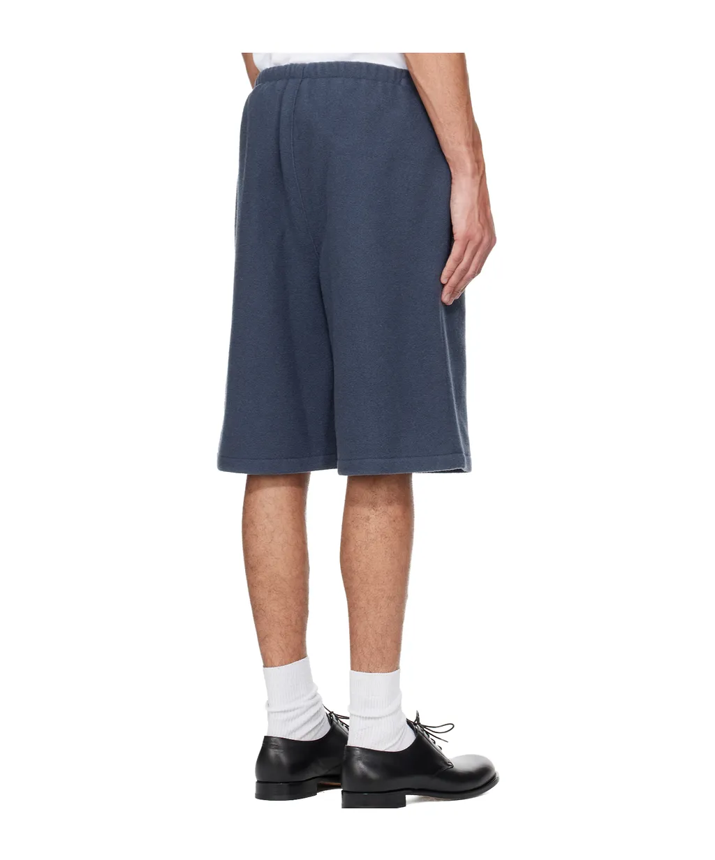 Wool Elastic Waist Shorts