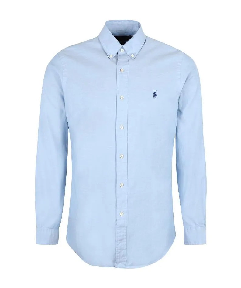 Polo Ralph Lauren Logo Embroidered Long-Sleeved Shirt