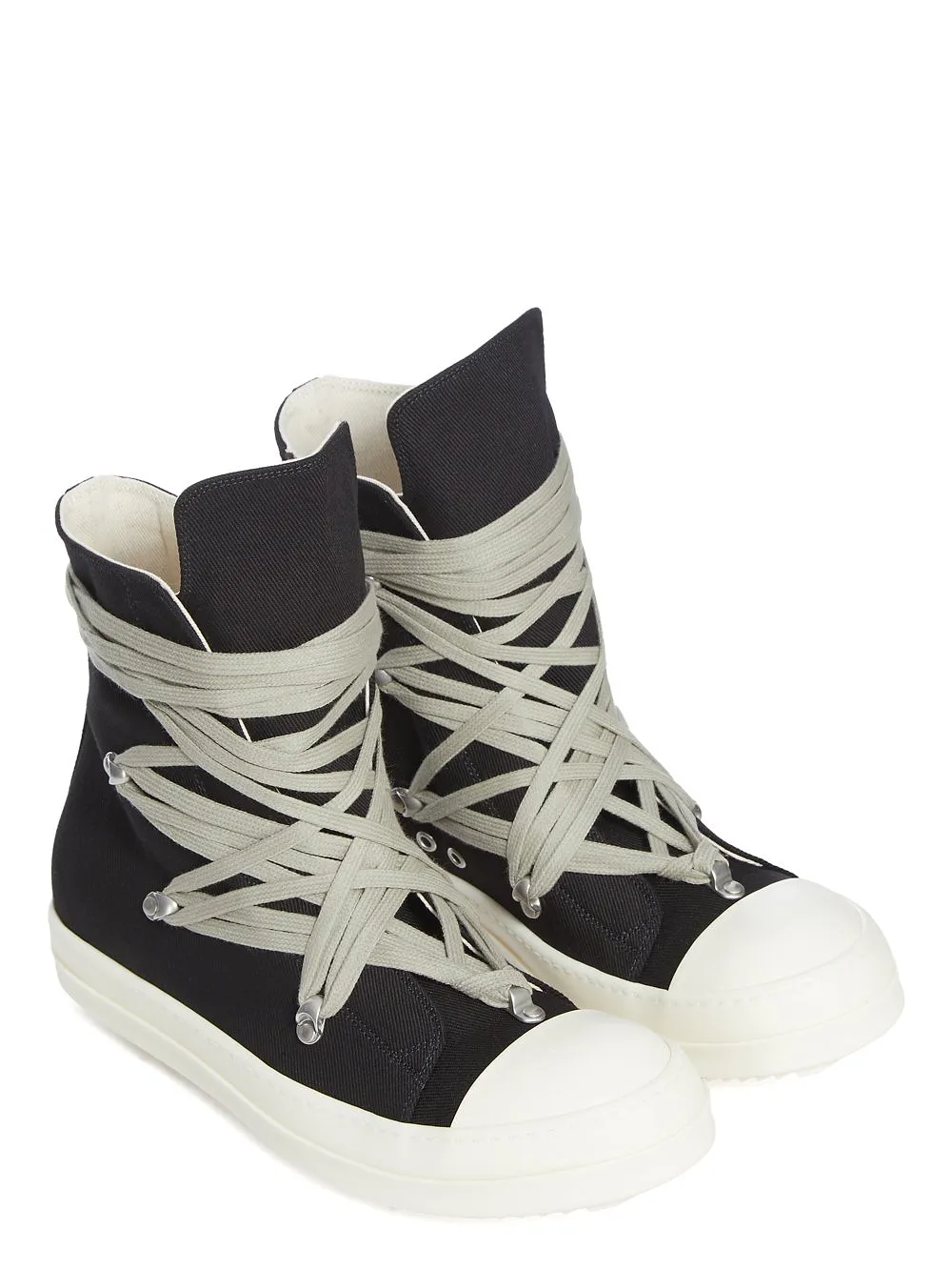 Rick Owens Drkshdw High Top Lace Up Sneakers