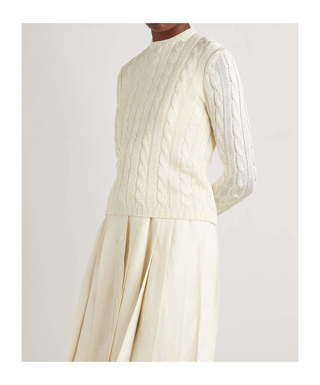 Ralph Lauren Cable-Knit Crewneck Jumper