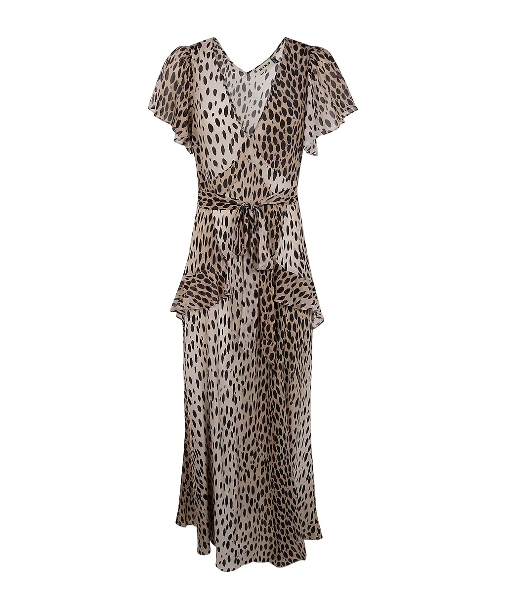 Rixo Evie Ruffled Maxi Dress