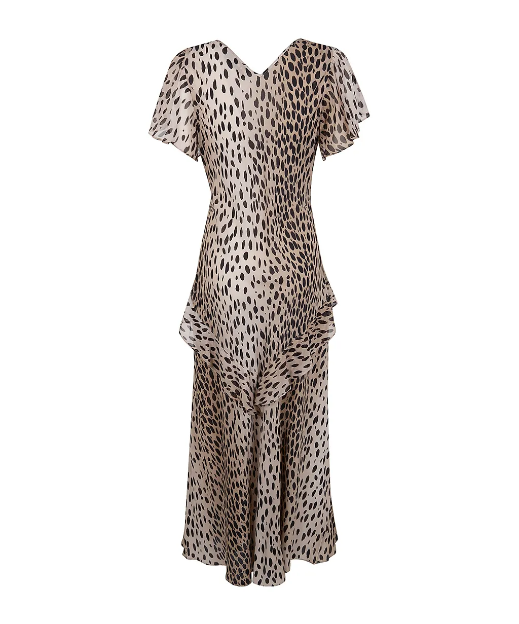 Rixo Evie Ruffled Maxi Dress