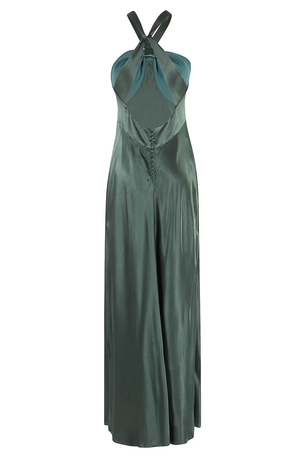 Rixo Losanna Halterneck Maxi Dress