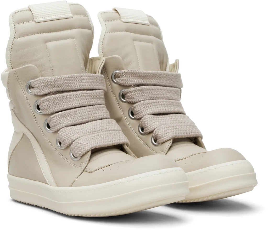 Lace-Up High-Top Casual Sneakers