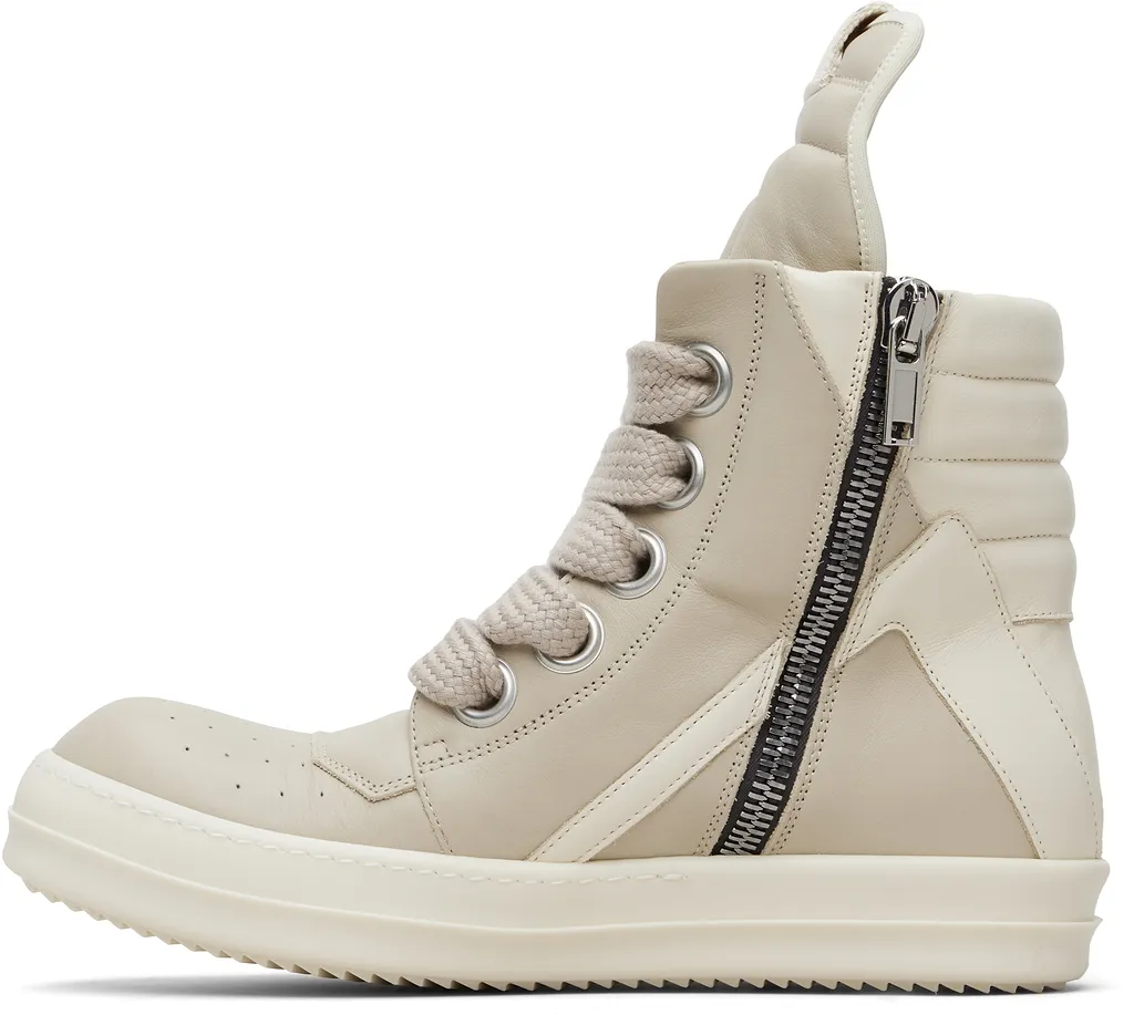 Lace-Up High-Top Casual Sneakers