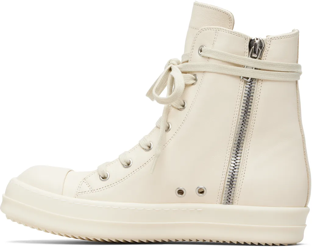 Lace-Up High-Top Casual Sneakers