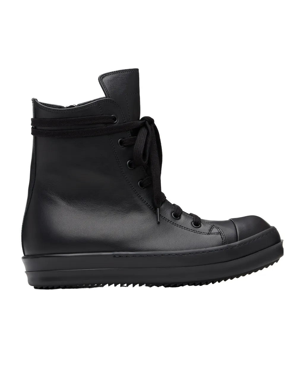 Lace-Up High-Top Casual Sneakers