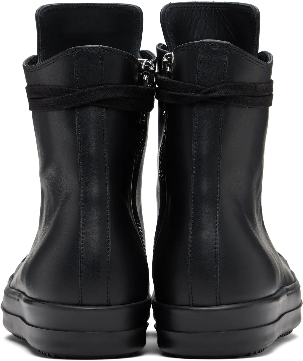Lace-Up High-Top Casual Sneakers