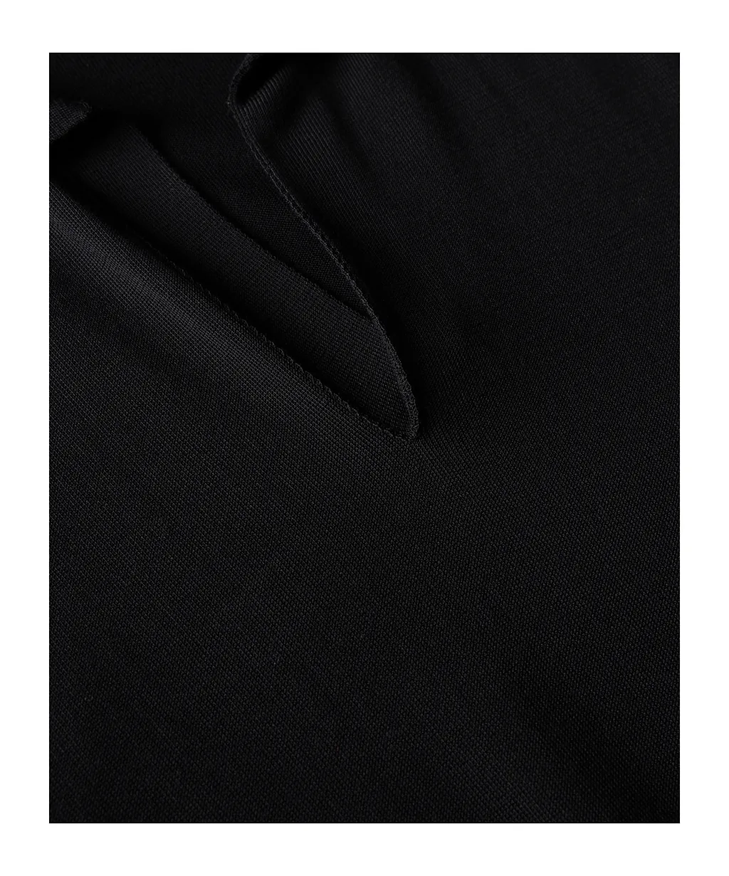 Roberto Collina Open Collar Knitted Top