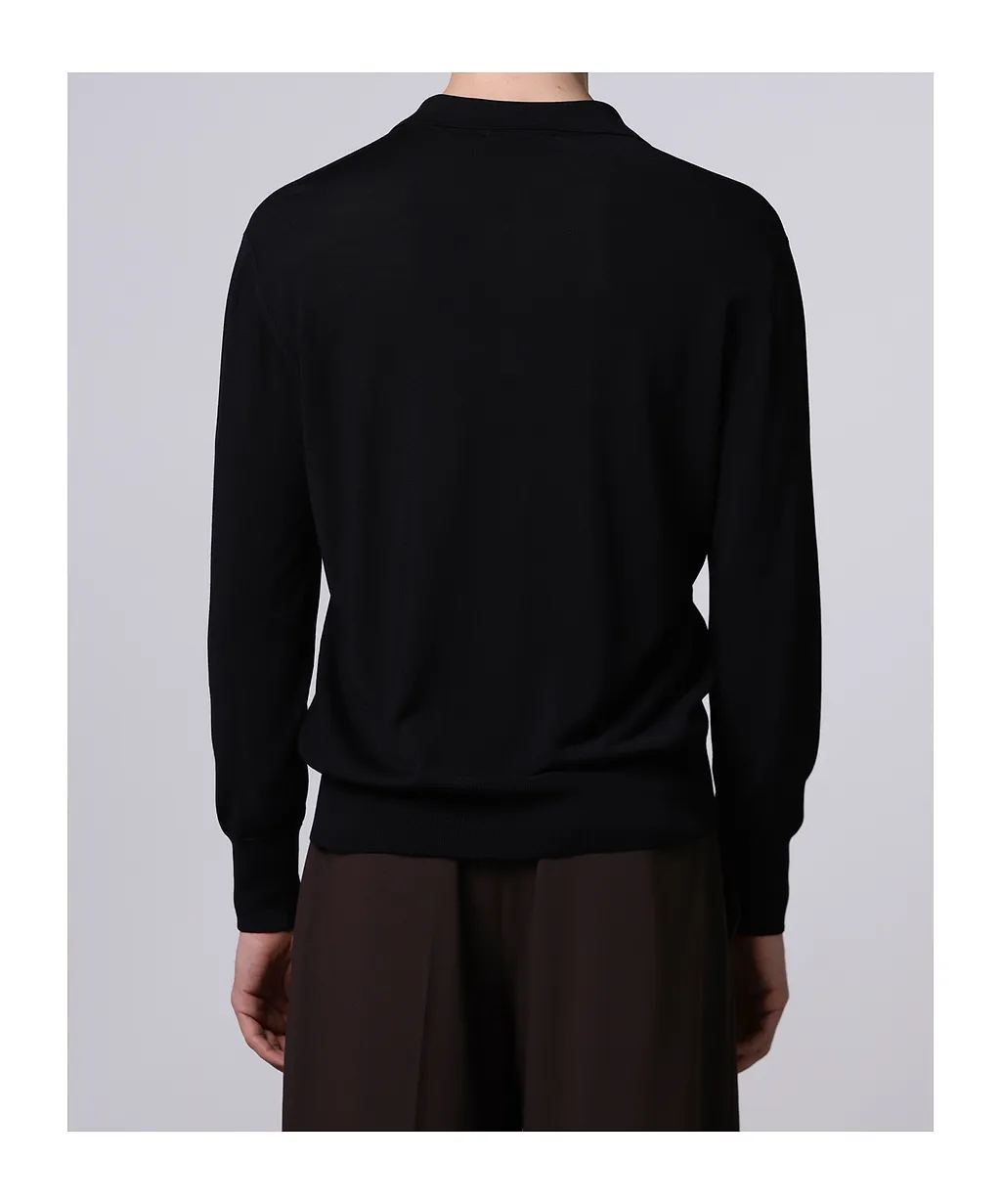 Roberto Collina Open Collar Knitted Top