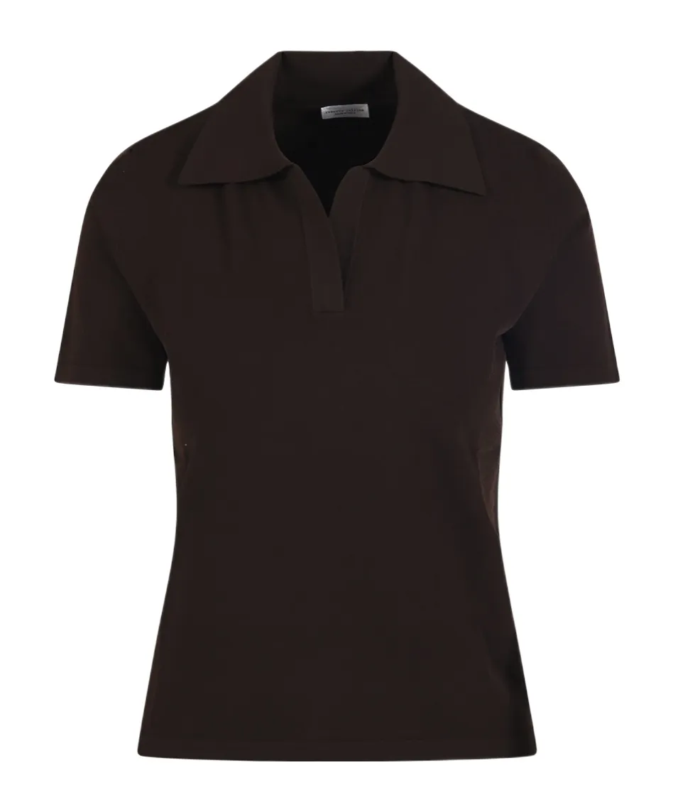 Roberto Collina Open-Collar Polo Top