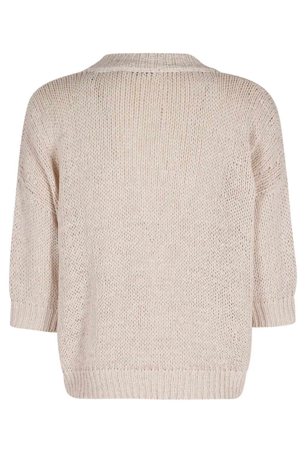 V-Neck Short-Sleeve Sweater